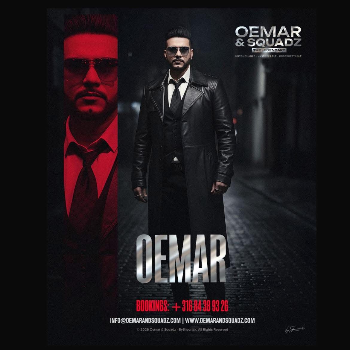 Oemar Wagid Hosain, werk van Red Creatives