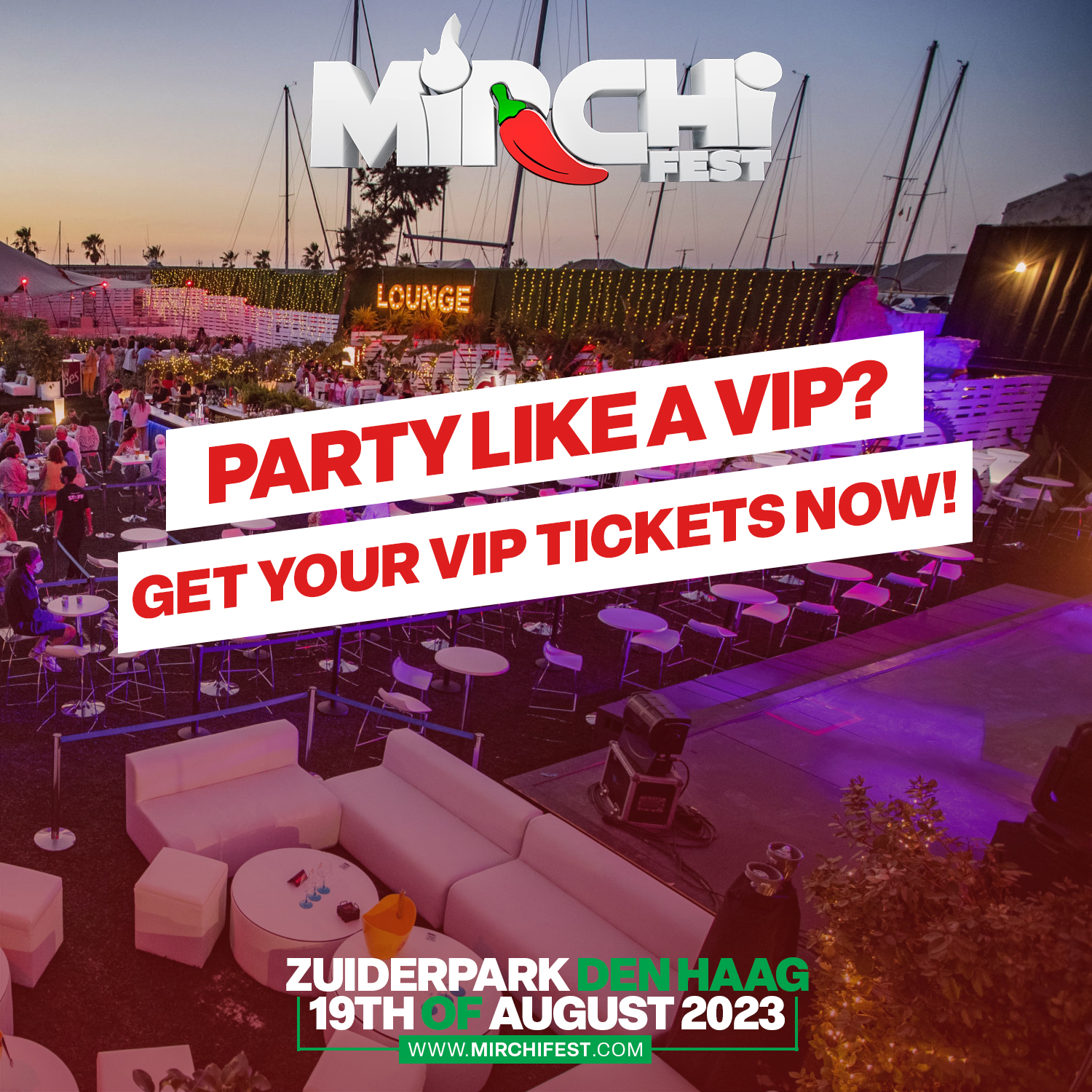 Party like a VIP, get your VIP tickets now