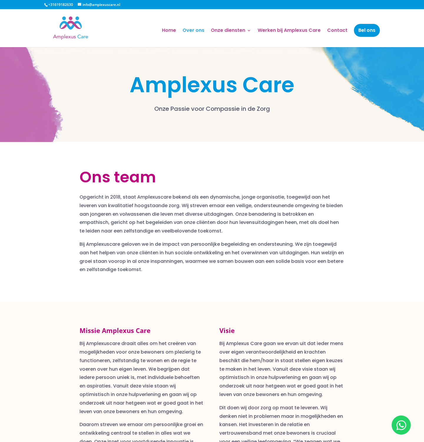 Amplexus Care, 3