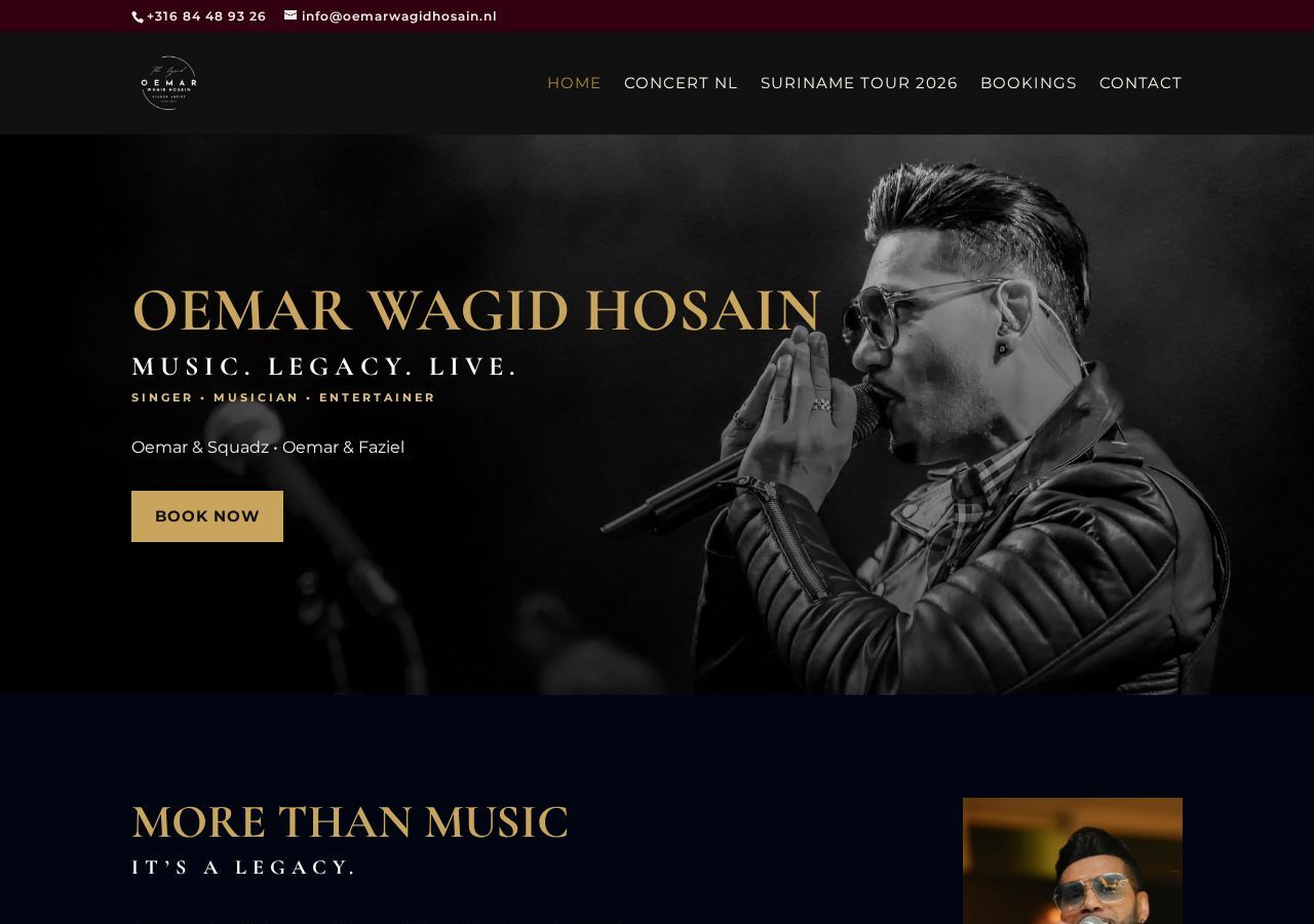 Oemar Wagid Hosain, Events